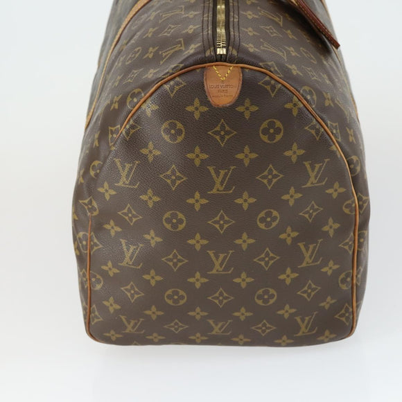 LOUIS VUITTON Monogram Keepall 55 Boston Bag M41424 LV Auth 164765