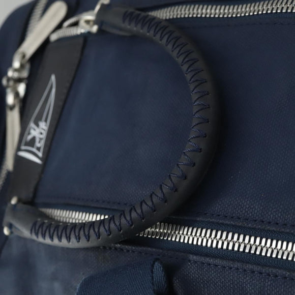 LOUIS VUITTON LV Cup Spinnaker Boston Bag Navy M80700 LV Auth 164771