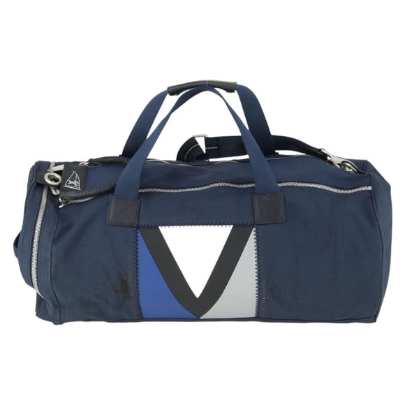 LOUIS VUITTON LV Cup Spinnaker Boston Bag Navy M80700 LV Auth 164771