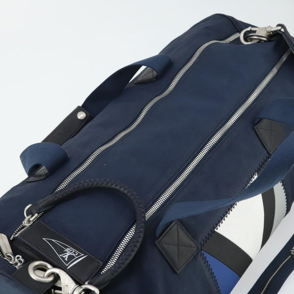 LOUIS VUITTON LV Cup Spinnaker Boston Bag Navy M80700 LV Auth 164771