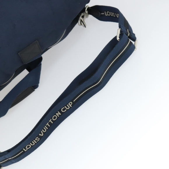 LOUIS VUITTON LV Cup Spinnaker Boston Bag Navy M80700 LV Auth 164771