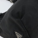 PRADA Handtasche Nylon Schwarz Silber Original 164777-14