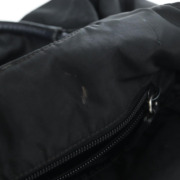 PRADA Handtasche Nylon Schwarz Silber Original 164777