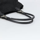 PRADA Handtasche Nylon Schwarz Silber Original 164777-7