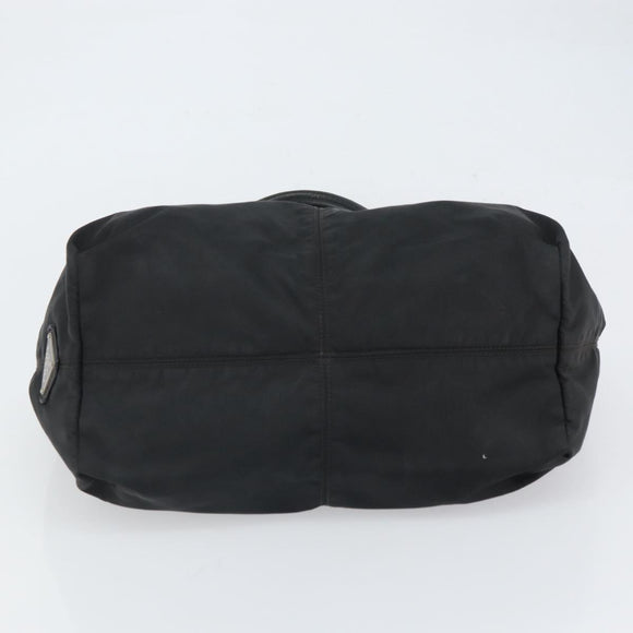 PRADA Handtasche Nylon Schwarz Silber Original 164777