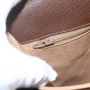 GUCCI GG Supreme Hand Bag PVC Beige Gold 116 02 080 Auth 164785-19