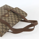 GUCCI GG Supreme Hand Bag PVC Beige Gold 116 02 080 Auth 164785-7