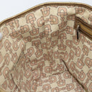 GUCCI GG Canvas Hand Bag Beige Gold 137396 Auth 164786-19