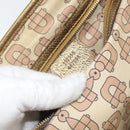 GUCCI GG Canvas Hand Bag Beige Gold 137396 Auth 164786-22