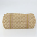 GUCCI GG Canvas Hand Bag Beige Gold 137396 Auth 164786-9