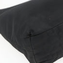 PRADA Tote Bag Nylon Black Silver Auth 164788-16