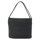 PRADA Tote Bag Nylon Black Silver Auth 164788-2