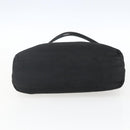 PRADA Tote Bag Nylon Black Silver Auth 164788-5