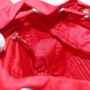 PRADA Backpack Nylon Red Silver Auth 164789-24