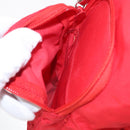 PRADA Backpack Nylon Red Silver Auth 164789-28