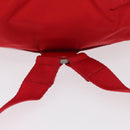 PRADA Backpack Nylon Red Silver Auth 164789-7
