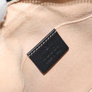 GUCCI GG Marmont Web Sherry Line Bag Suede Black Gold 517350 Auth 164792-18