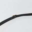 GUCCI GG Marmont Web Sherry Line Bag Suede Black Gold 517350 Auth 164792-8