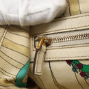 GUCCI GG Canvas Bamboo Hand Bag Beige Gold 137396 Auth 164794-18