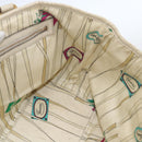 GUCCI GG Canvas Bamboo Hand Bag Beige Gold 137396 Auth 164794-19