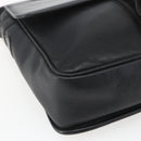 GUCCI Shoulder Bag Leather Black Gold 001 23 1098 Auth 164795-14