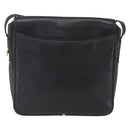 GUCCI Shoulder Bag Leather Black Gold 001 23 1098 Auth 164795-2