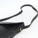 GUCCI Shoulder Bag Leather Black Gold 001 23 1098 Auth 164795-8