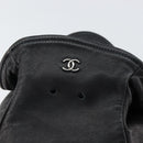 CHANEL Purse Pouch Lamb Skin Black CC Auth 164798-17
