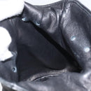 CHANEL Purse Pouch Lamb Skin Black CC Auth 164798-18