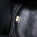 CHANEL Purse Pouch Lamb Skin Black CC Auth 164798-12