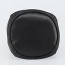 CHANEL Purse Pouch Lamb Skin Black CC Auth 164798-5