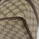 GUCCI GG Supreme Web Sherry Line Hand Bag PVC Beige Gold 40 02 007 Auth 164799-11