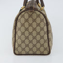 GUCCI GG Supreme Web Sherry Line Hand Bag PVC Beige Gold 40 02 007 Auth 164799-5