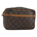 LOUIS VUITTON Monogram Compiegne 23 Clutch Bag M51847 LV Auth 164807-1