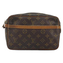 LOUIS VUITTON Monogram Compiegne 23 Clutch Bag M51847 LV Auth 164807-13