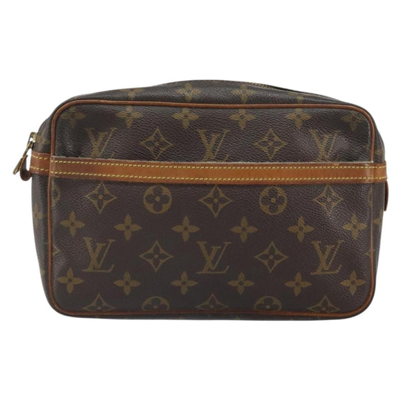 LOUIS VUITTON Monogram Compiegne 23 Clutch Bag M51847 LV Auth 164807