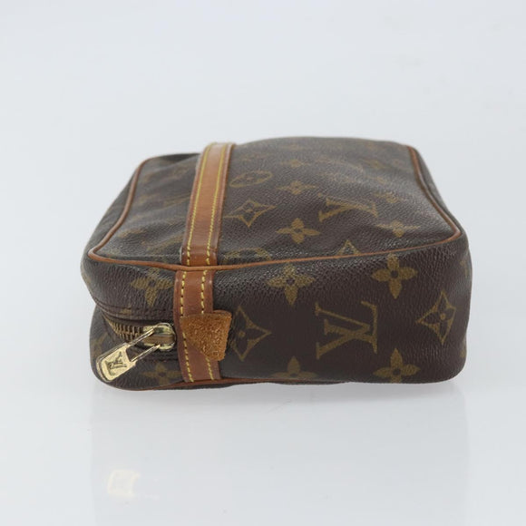 LOUIS VUITTON Monogram Compiegne 23 Clutch Bag M51847 LV Auth 164807