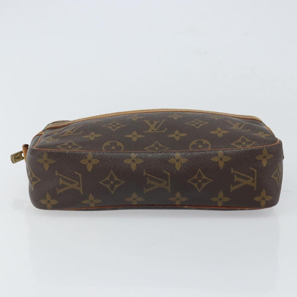 LOUIS VUITTON Monogram Compiegne 23 Clutch Bag M51847 LV Auth 164807