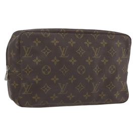 LOUIS VUITTON Monogram Trousse Toilette 28 Clutch Bag M47522 LV Auth 164811