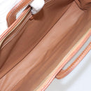CELINE Macadam Canvas Hand Bag PVC Beige Gold Auth 164813-17