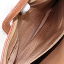 CELINE Macadam Canvas Hand Bag PVC Beige Gold Auth 164813-21