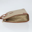 CELINE Macadam Canvas Hand Bag PVC Beige Gold Auth 164813-5