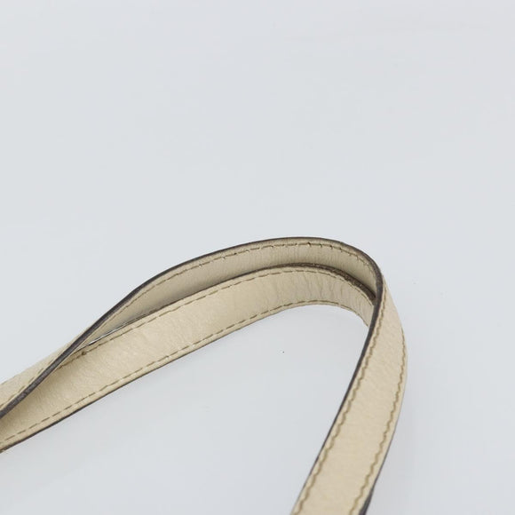 GUCCI GG Canvas Guccissima Sukey Hand Bag Ivory Gold 211937 Auth 164815