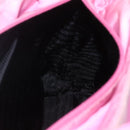 PRADA Tote Bag Nylon Pink Silver Auth 164823-21