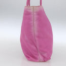 PRADA Tote Bag Nylon Pink Silver Auth 164823-3
