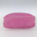 PRADA Tote Bag Nylon Pink Silver Auth 164823-5