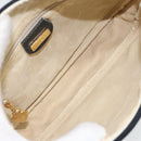GUCCI Flora Shoulder Bag Canvas Beige Gold Auth 164826-11