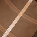 CELINE Macadam Canvas Boston Bag PVC Leather Brown Gold Auth 164829-11