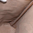 GUCCI GG Plus Supreme Web Sherry Line Tote Bag PVC Beige Gold Auth 164831-17