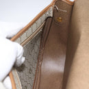 Christian Dior Honeycomb Canvas Shoulder Bag Beige Gold Auth 164839-17